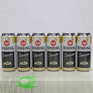 冰顶黑啤酒500ml*8罐德国原装进口黑啤酒