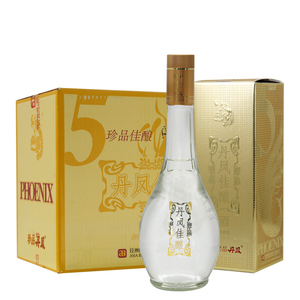 金丹凤佳酿（5）39.5度浓香型白酒500ml礼盒装白酒 整箱6瓶