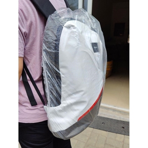自行车书包防雨罩一次性下雨防水套护套书包雨衣套中小学生透明袋