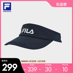 FILA 斐乐官方女帽空顶帽2024夏季新款网球运动帽子遮阳帽鸭舌帽