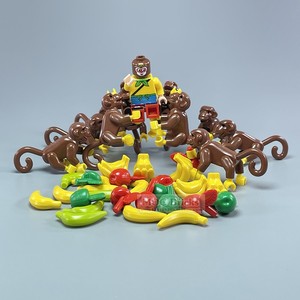 MOC积木2550c01动物海盗猴子美猴王大圣孙悟空场景解压玩具零配件