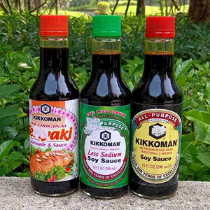 Kikkoman teriyaki soy sauce美国进口龟甲万字牌照烧低纳酱油