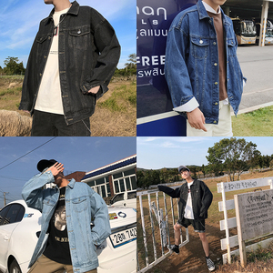 终极笔记吴邪曾舜晞黑白禁区淦天雷欧豪同款秋季牛仔夹克衣服外套