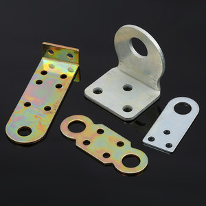 镀锌角码直角门防盗门焊接铁片锁扣 柜子挂锁门搭扣锁鼻子 直对扣