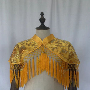 大秧歌服女披肩绣花戏剧央歌披肩戏曲用品戏剧配饰舞蹈服装云肩