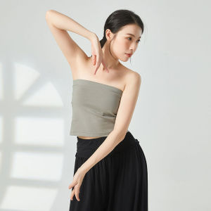 舞蹈服练功服现代舞古典舞抹胸裹胸奥代尔棉跳舞内搭无痕内衣文胸