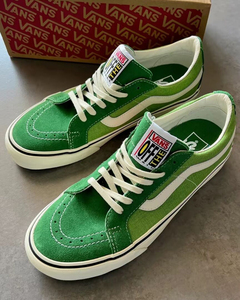 vans sk8-low sf牛油果绿草绿色低帮男女帆布滑板鞋 vn0a4uwi4ws