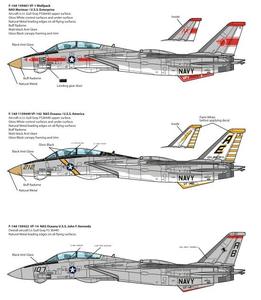 Microscale 1/72 72044 F-14A VF-1 VF-1 VF-14 VF-142 水贴