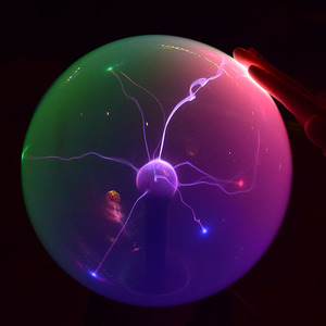 彩色离子球静电球触摸感应球魔法球物理实验闪电球辉光球创意礼物