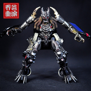 乔爸重涂 变形金刚5 狂战士 曲轴箱 杂兵 孩之宝 d级 金属 上色