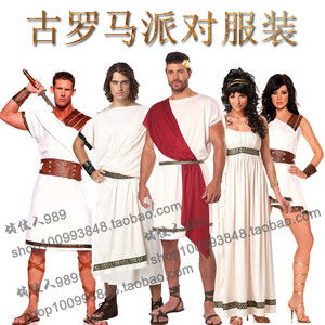万圣节服装埃及希腊角斗士成人意大利古罗马斯巴达武士衣话剧服饰