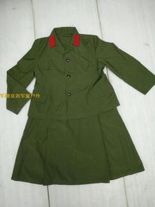 库存老货 正品65式女裙军装 芳华电影六五式的确良女兵裙装军装