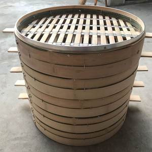 安庆蒸笼竹制商用包子老式大容量超大竹笼特大号商用竹屉竹子蒸笼