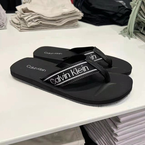 klein ck卡尔文克雷恩 夏季男士人字拖拖鞋 km0km004970人付款171