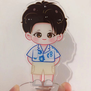 原创蔡徐坤立牌q版卡通10cm桌面人形站牌ikun同款应援饭制周边