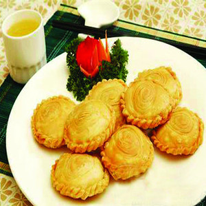 徐州特色小吃睢宁特产宫廷大酥饼黑芝麻白糖馅手工制作一盒10个