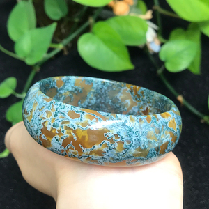 红油水草玛瑙手镯