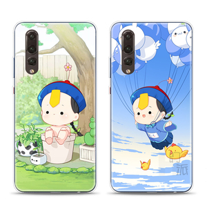 适用华为p9/p10plus/p20/p30/p40pro手机壳卡通超萌系可爱小僵尸