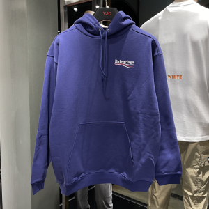 正品现货balenciaga/巴黎世家蓝色海浪可乐男款卫衣600583tiv53