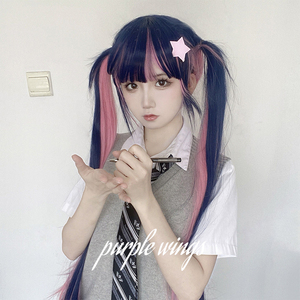 假发女直发长发假发套吊带袜天使cos假发史朵巾stocking全头套式