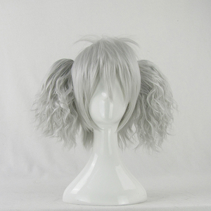 紫翼cos假发 银魂 坂田银时小卷子/黑之契约者银/银时女装 现货