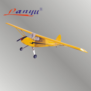 揽羽模型 J3 电动遥控飞机全轻木固定翼 像真飞机滑翔机航模空机