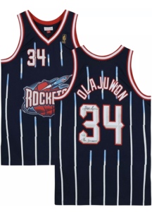 奥拉朱旺签名球衣 火箭34号 大梦奥拉朱旺签名球衣篮球服 姚明