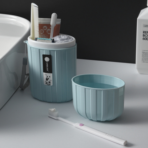 杯子便携式套装宿舍牙筒儿童牙具桶可爱旅行刷牙盒洗漱口杯4人付款28