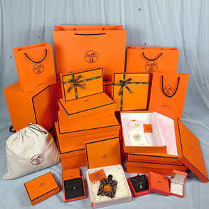 爱马仕hermes纸袋香水盒kelly包包装衣服t恤盒皮带手提袋礼品袋子