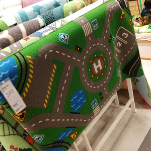 宜家正品 斯多博地毯儿童游戏垫防滑垫宝宝地垫卡通垫子包邮