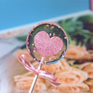 爱心棒棒糖定制花束糖果波板糖送女友进口创意礼盒七夕情人节儿童