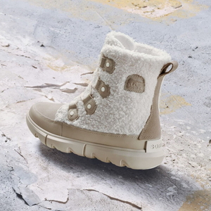 sorel explorer ii joan cozy 冰熊雪地靴女靴绒面保暖时尚休闲靴