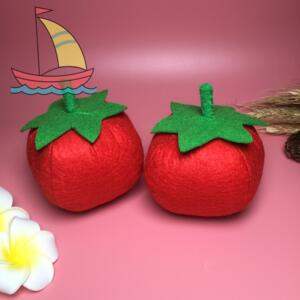 不织布手工布艺/西红柿成品/蔬菜/儿童手工玩具过家家仿真食物