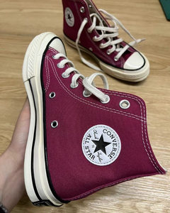 converse匡威1970s 三星标 玫红色高帮帆布鞋男鞋女鞋板鞋172140c