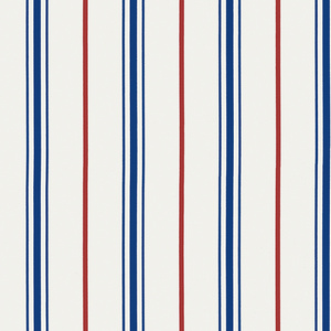 欧洲进口纯纸壁纸蓝白橘三色竖条儿童房男卧室客厅背景理发店墙纸