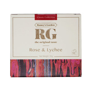 RG蕾米花园 荔枝玫瑰味红茶调味茶10小包盒装 原装进口23年新货