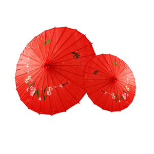 中式婚礼道具红伞婚礼油纸伞中国风油纸伞古风装饰伞绸布伞演出伞