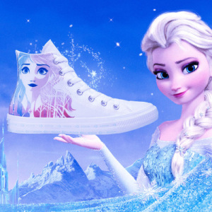 代购正品匡威converse x frozen2 冰雪奇缘联名高帮男女帆布鞋