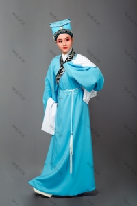 何文秀追鱼小生戏曲服装素色小生戏服穷书生越剧黄梅戏闽剧服装