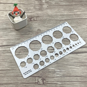 15纸条专用凹槽衍纸尺 手工专用尺精准刻度尺