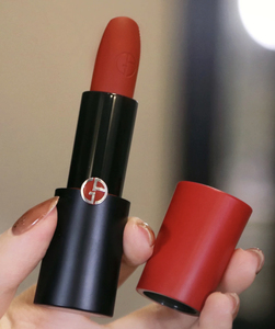 现货lunt包邮法国armani阿玛尼红黑管挚爱哑光口红唇膏405烂番茄