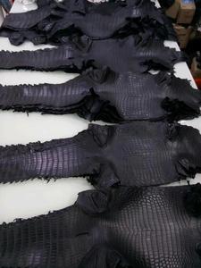 鳄鱼皮整张肚皮 尼罗 美洲 水染哑光中光 稀有皮 手工皮具皮料