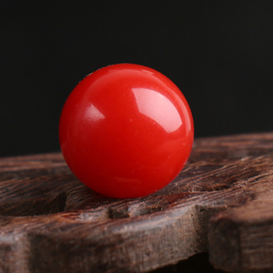 天然瓦西料南红锦红圆珠 凉山南红玛瑙满红色水红色手链手串配珠_阿里