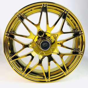 电摩改装 12寸电镀宝马轮毂 电镀钢圈鬼火小牛鬼火三代战速 钢圈