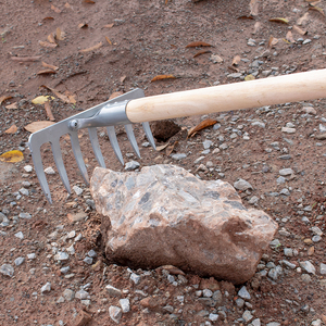 农用多齿钉耙多功能扒子铁耙子小耙子搂草松土种菜园林工具钉耙