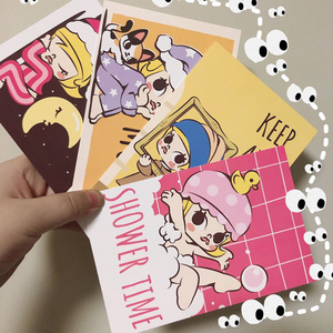 900人付款淘宝盲盒泡泡玛特卡片收纳册小卡本明信片ins风透明拍立得