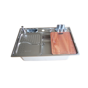 【正品特价】高尔丹groop 进口304#优质不锈钢水槽 单槽cn8859