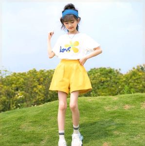 韩版新款女童套装夏装潮流休闲甜美2024女装中大童套装清新中国风