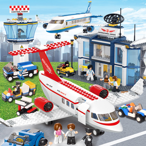 航空航天积木玩具拼装飞机城市大型客机民航男孩6-8-12岁益智儿童