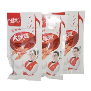 佳龙辣条大辣翅非卫龙辣条86克一份5袋麻辣零食儿时怀旧食品
